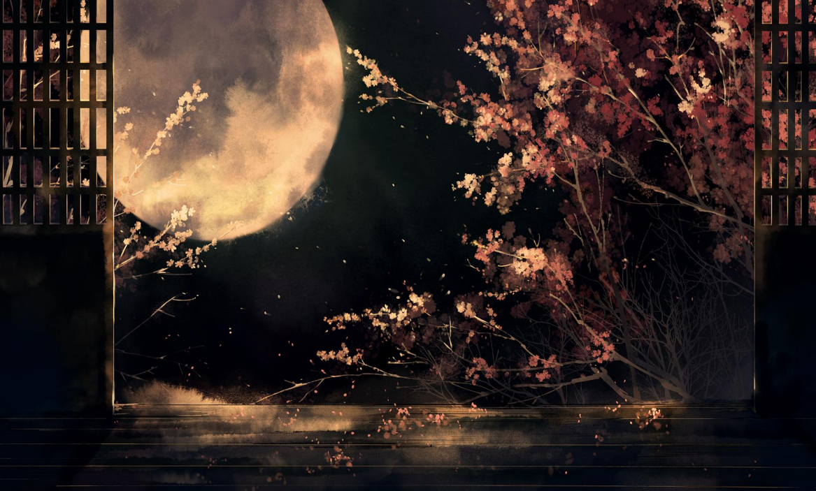 白 露白露生三径,红月挂碧空.借得半江水,送君满天星.