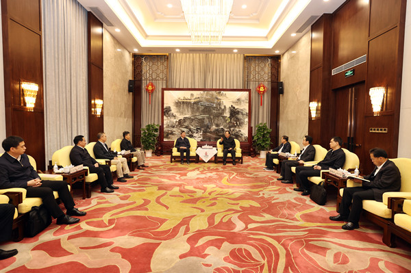 湖南省政府与中国气象局签署合作协议 毛伟明与庄国泰座谈并签约