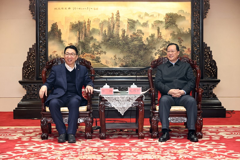 省政府与浦发银行签署新一轮战略合作框架协议 毛伟明与郑杨座谈并共同见证签约