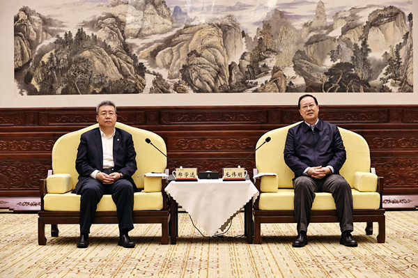 省政府与中建集团签署“十四五”战略合作协议 毛伟明与郑学选座谈并见证签约