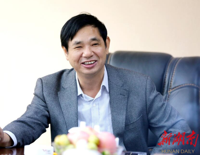 (长沙市新邵商会会长,湾田集团董事长刘祖长.