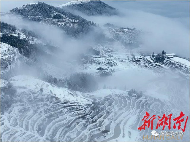 图片新闻|山背雪景迷醉人 怀化 新湖南