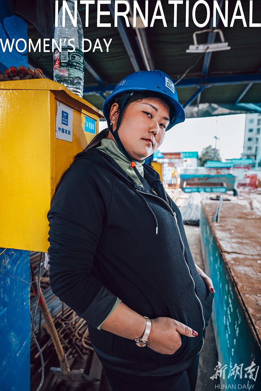 建筑女工变身时尚超模