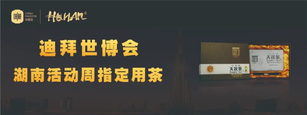 白沙溪黑茶成“2020迪拜世博会”中国馆湖南周指定用茶