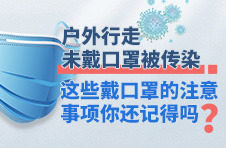【科普动起来】户外行走未戴口罩被传染！这些戴口罩的注意事项你还记得吗？