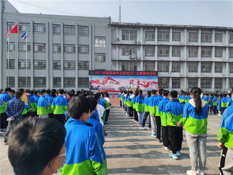 龙山县第六小学开展国家安全教育系列活动