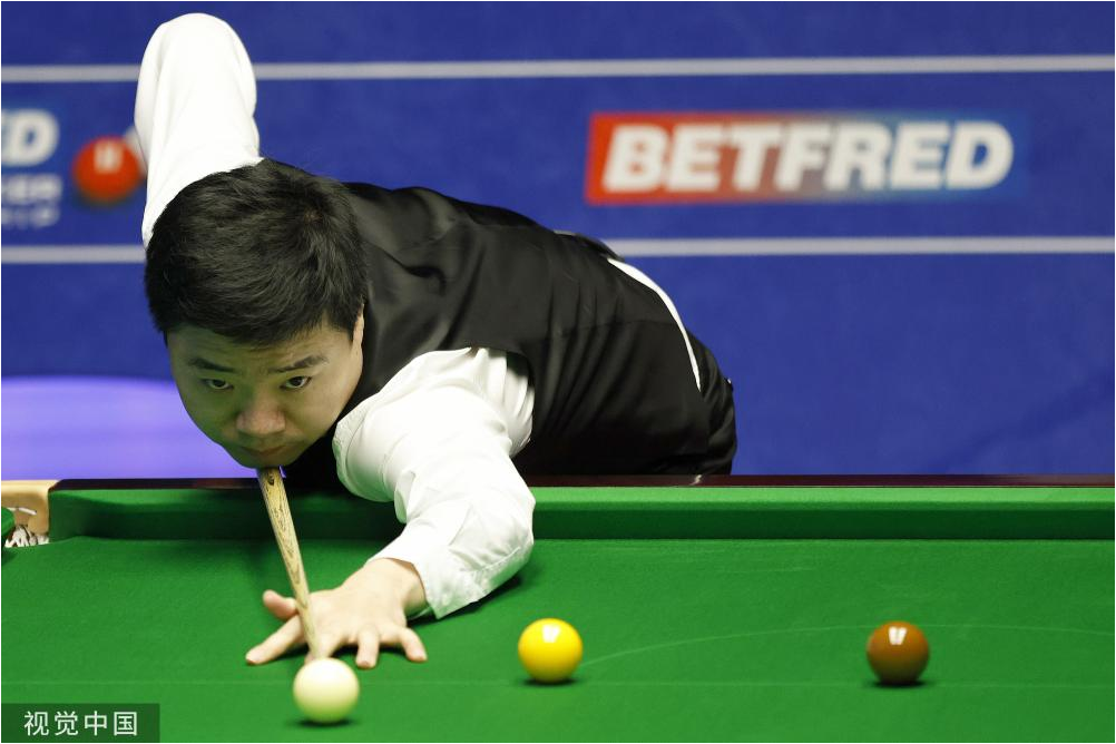 世锦赛-丁俊晖3杆破百却犯致命失误 8-10止步首轮