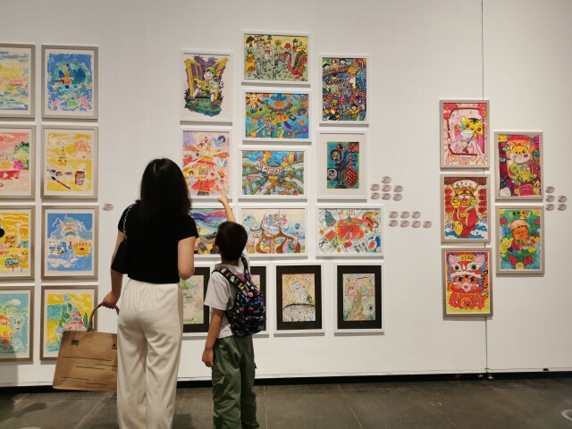 活泼泼的艺术世界，来湖南美术馆看儿童艺术展