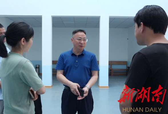 刘庆雄现场督导云溪街道重点工作