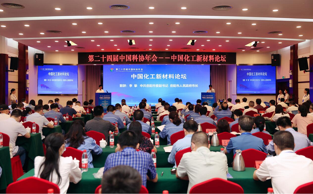 第二十四届中国科协年会中国化工新材料论坛在岳阳举办