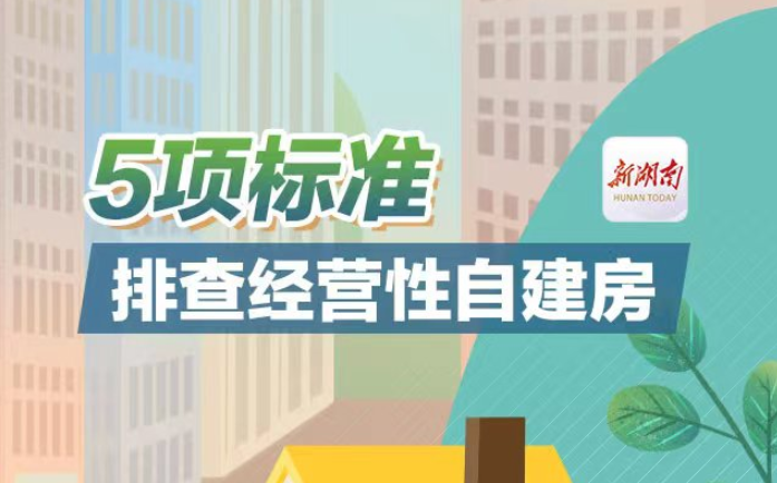 自建房排查手冊(cè)③丨5項(xiàng)標(biāo)準(zhǔn)排查經(jīng)營(yíng)性自建房