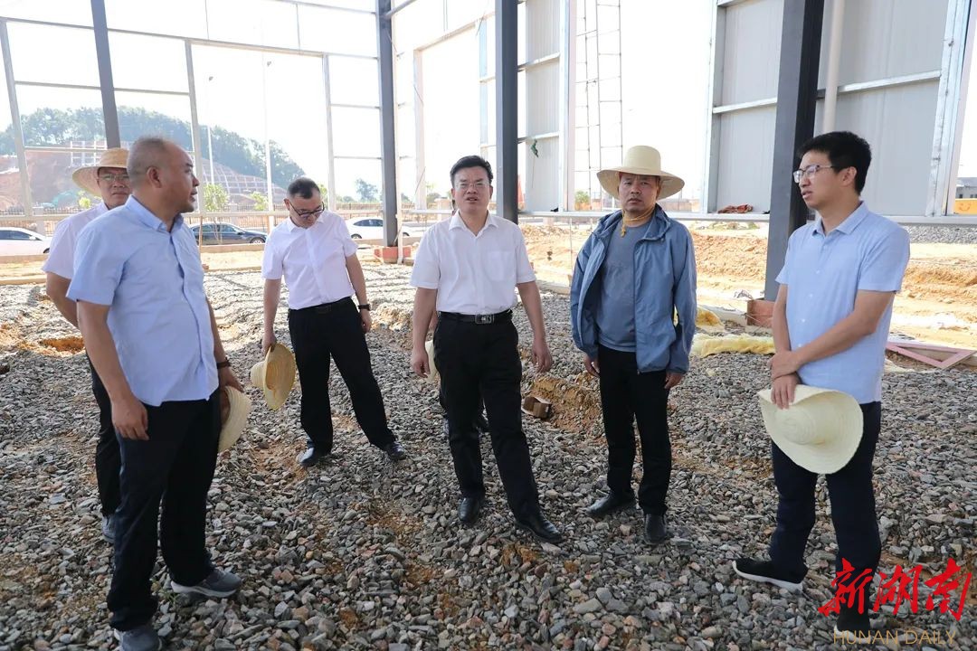 王洪灿调研项目建设工作：树立“项目为王”理念 抢抓黄金施工期