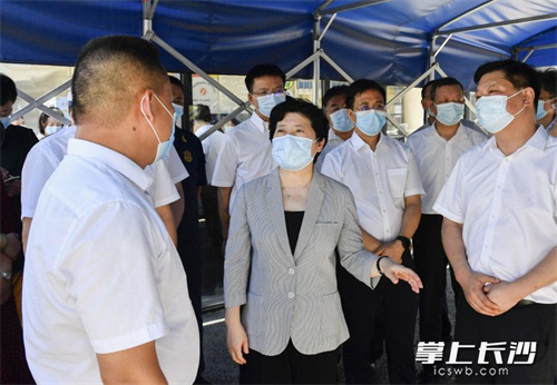 吴桂英在长沙县检查督导安全生产和自建房安全专项整治工作