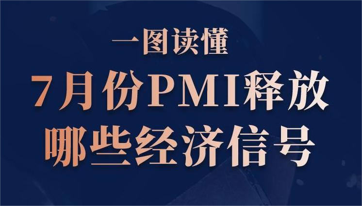 一图读懂7月份PMI释放哪些经济信号