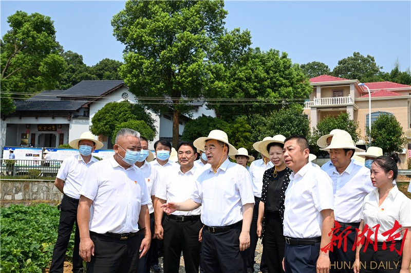 张庆伟在汨罗市湘阴县调研:坚决抓好粮食安全弘扬优秀传统文化 以新担当新作为奋进新征程建功新时代