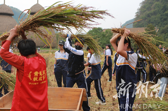 张家界黄龙洞第三届秋收节开幕