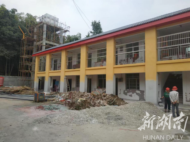 湘潭县分水敬老院提质改造工程即将完工