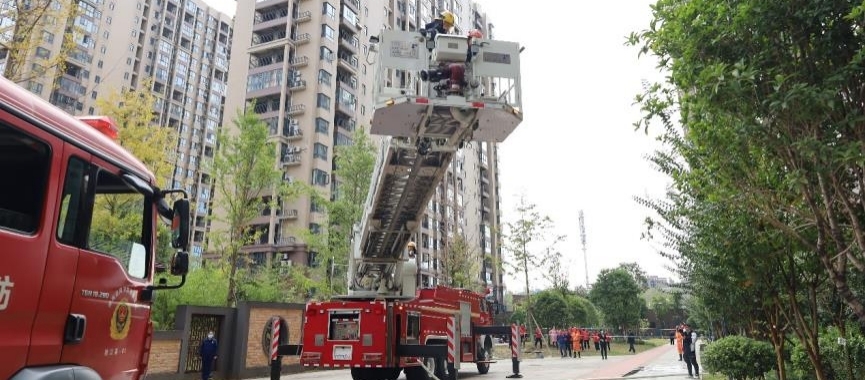 桃江县消防救援大队：开展全县高层物业住宅消防应急救援演练及培训工作 乡村动态 乡村振兴 华声在线