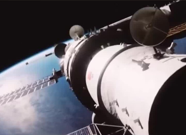 看天下丨空间站梦天实验舱与空间站组合体在轨完成交会对接