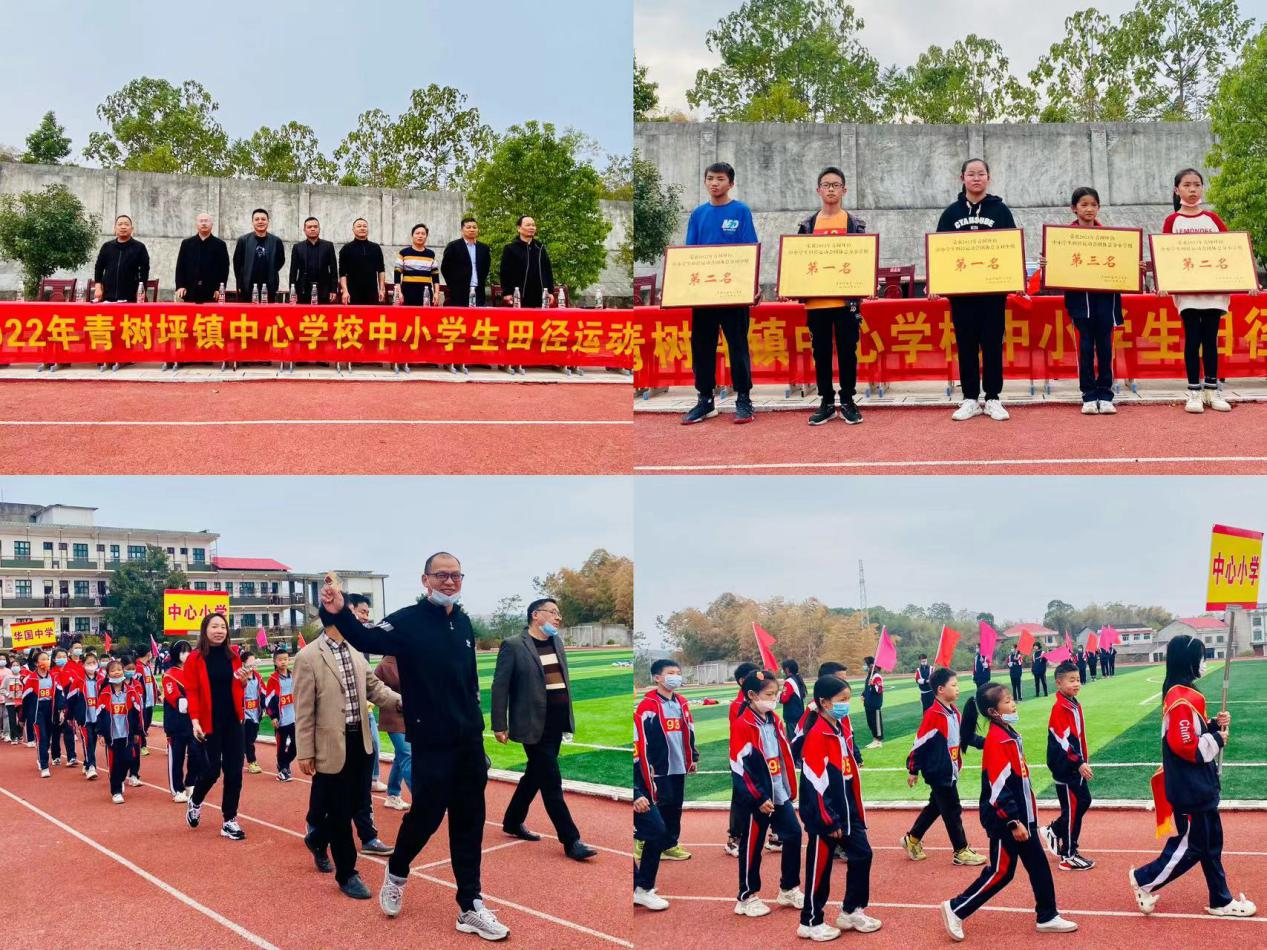 双峰县青树坪镇中心学校举行中小学生田径运动会