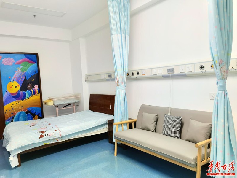 湖南省儿童医院推出“家庭化有陪病房” 让孩子回归母亲身边