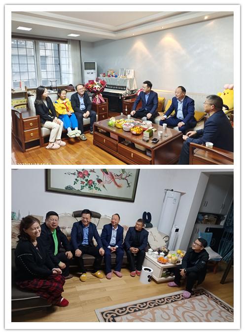 图为廉政家访现场。 图为廉政家访现场。