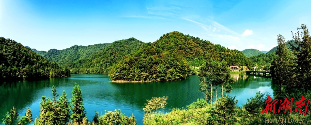 安化县红岩水库。（安化县水利局办公室供图）