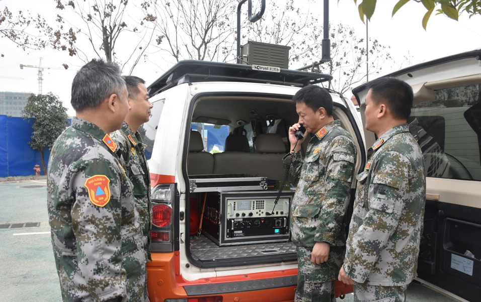 常德市国动办开展指挥通信保障训练