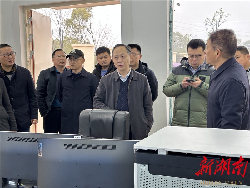 省水利工程局调研组来岳阳县调研城乡供水一体化PPP项目