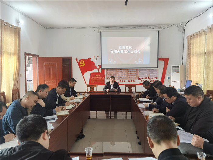 要闻｜李天明主持召开良田社区文明创建工作会商会