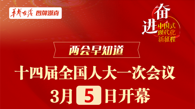 【两会早知道】十四届全国人大一次会议3月5日开幕