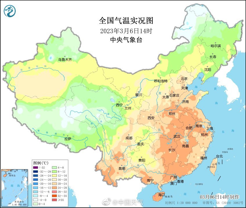 上海等14个省会级城市气温创今年新高，或挑战历史最暖纪录