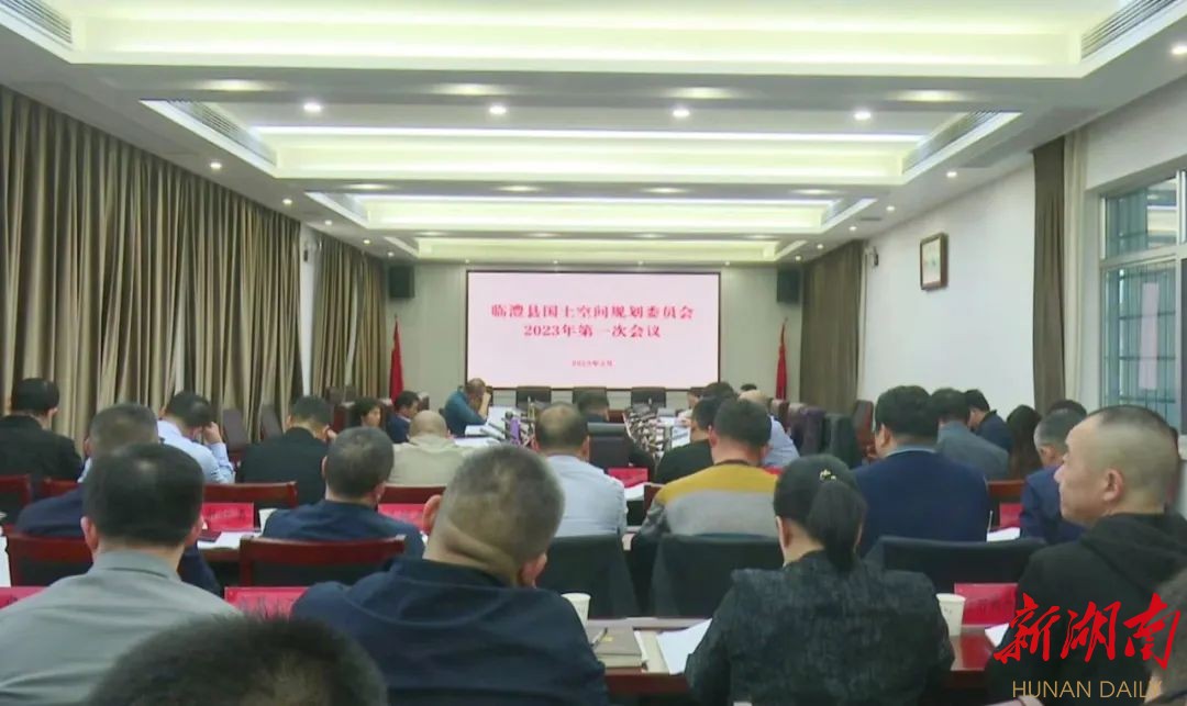 临澧县国土空间规划委员会2023年第一次会议召开
