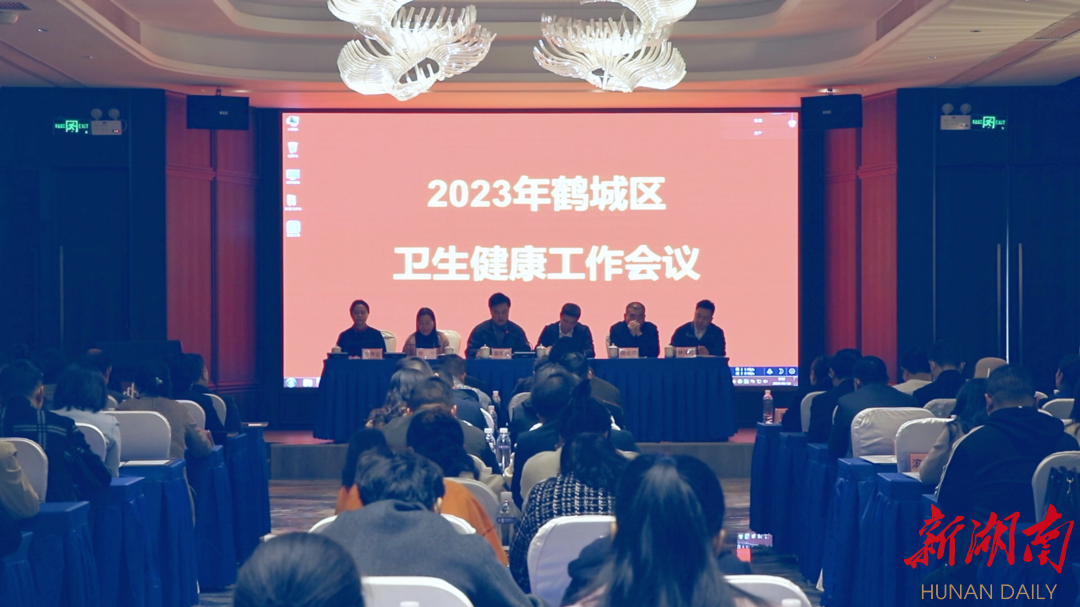 鹤城区召开2023年卫生健康工作会议