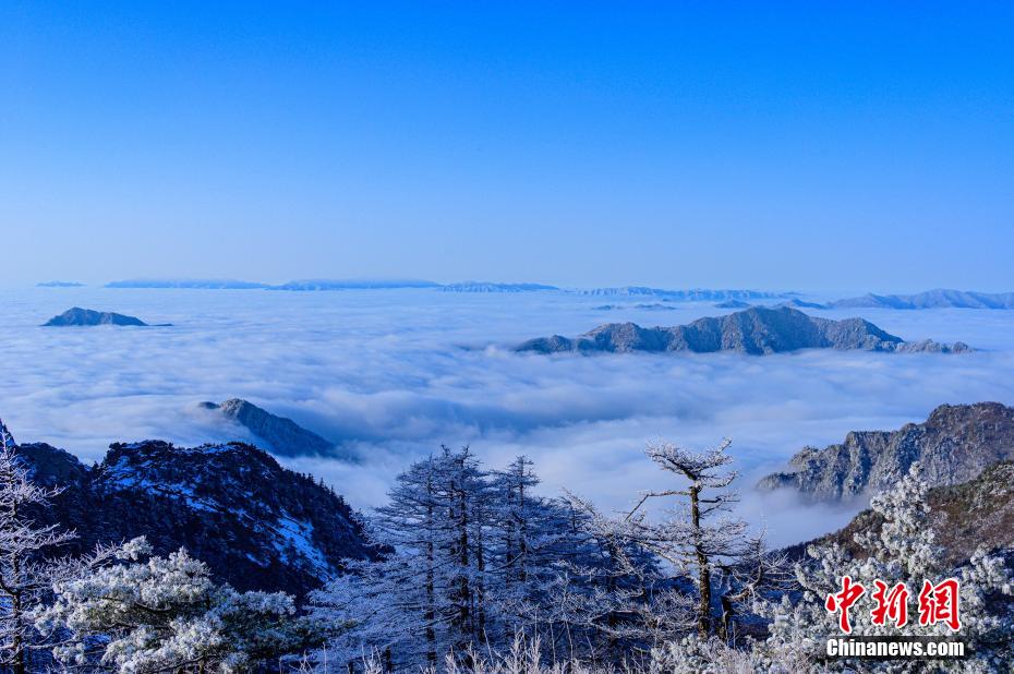 秦岭与云海“同框”美不胜收