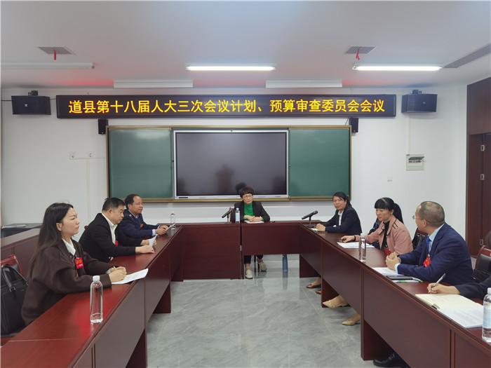 要闻｜道县第十八届人民代表大会第三次会议举行计划、预算审查会议