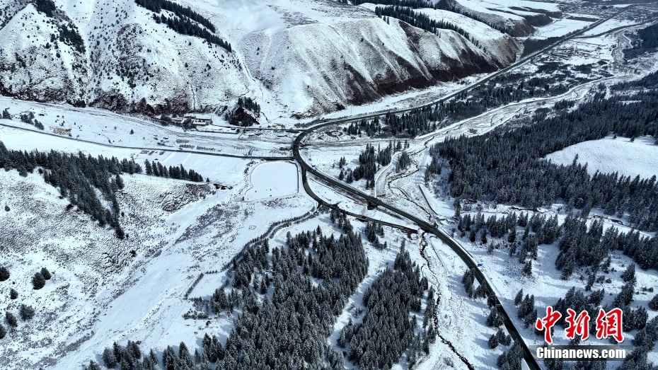 祁連山迎春雪 獨特美景宛如畫