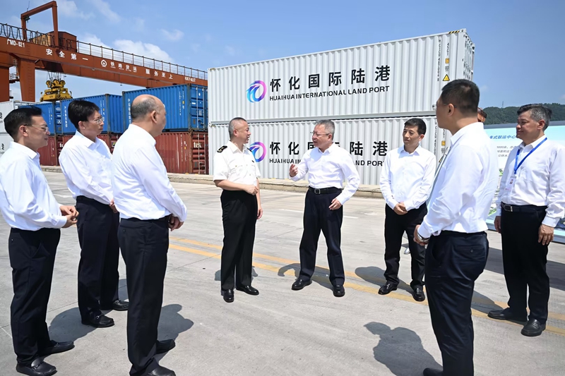 沈晓明在怀化调研：为打造内陆地区改革开放高地作出新贡献