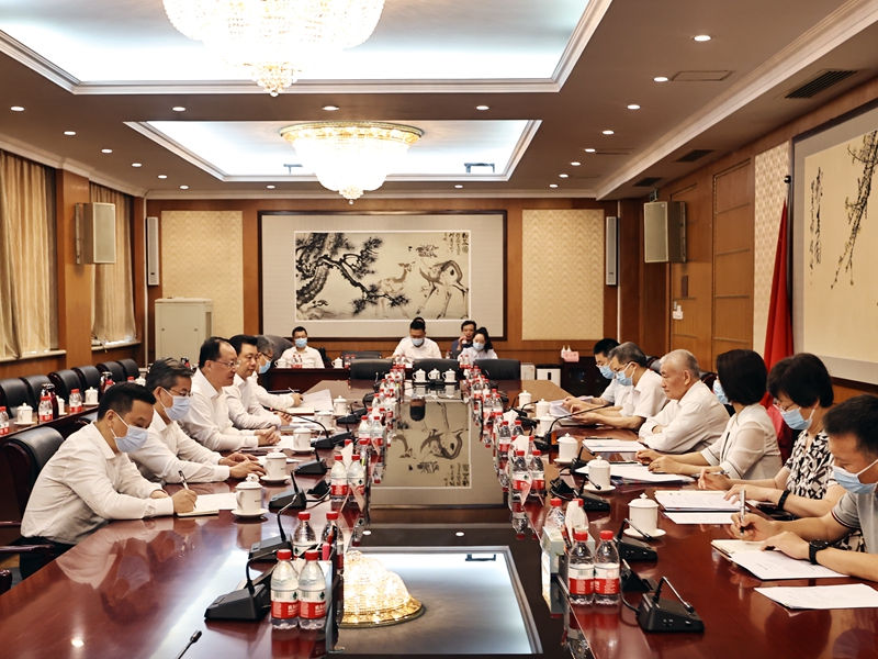 省政府在京与部分部委举行工作会谈 毛伟明王志刚张玉卓出席