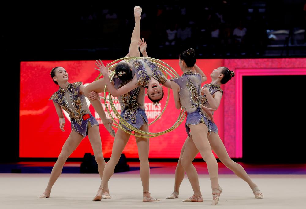 中国艺术体操队世锦赛凯旋 期待奥运创造更好作品