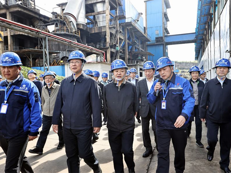 黄润秋率队来湘检查指导工作 毛伟明参加