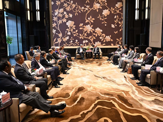 沈晓明会见出席博鳌经安论坛第二届大会嘉宾