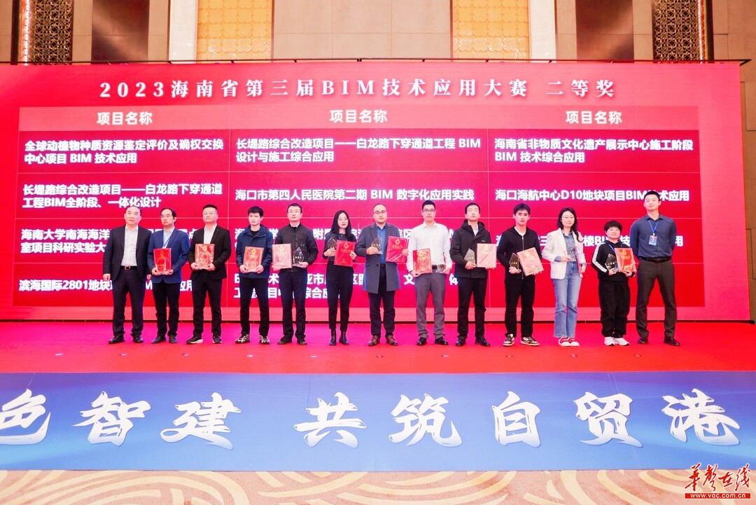 五矿二十三冶一项成果获海南省第三届BIM技术应用大赛二等奖