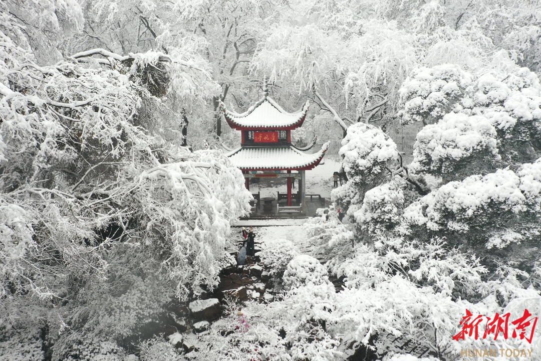 湖南迎来2024年第一场雪