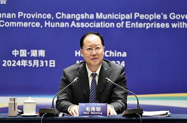 毛伟明与跨国公司代表圆桌会谈：深耕中国市场 分享湖南机遇