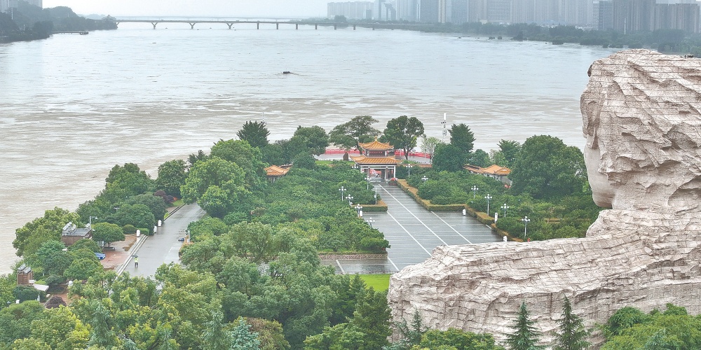 湘江长沙站迎来今年首个超警戒洪水