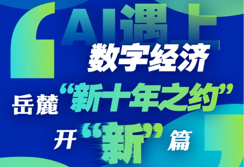 【长图】AI遇上数字经济，岳麓“新十年之约”开“新”篇