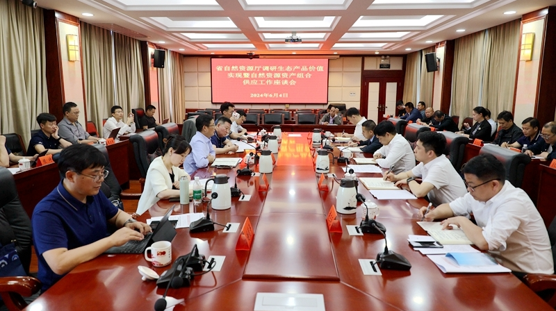 省自然资源厅调研我县生态产品价值实现暨自然资源资产组合供应工作
