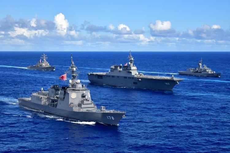 日本海上自卫队舰船试用美国“星链”