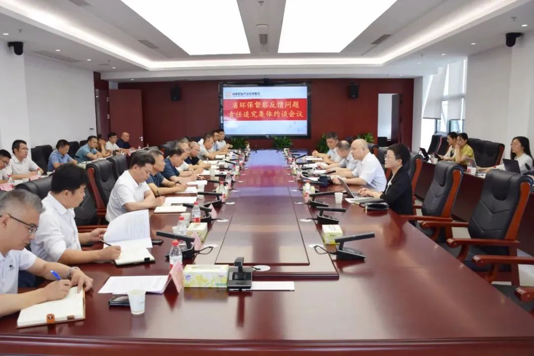 湖南有色集团召开省级督察反馈问题责任追究集体约谈会